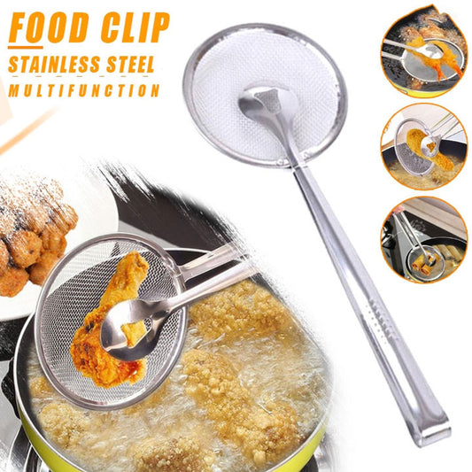 Stainless Steel Food Clip/Strainer