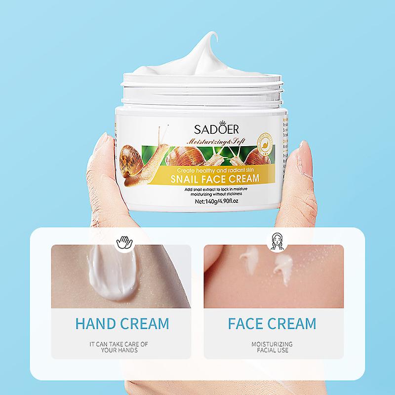 Snail Face Cream - Moisturizing and Rejuvenating Facial Skin Care Product