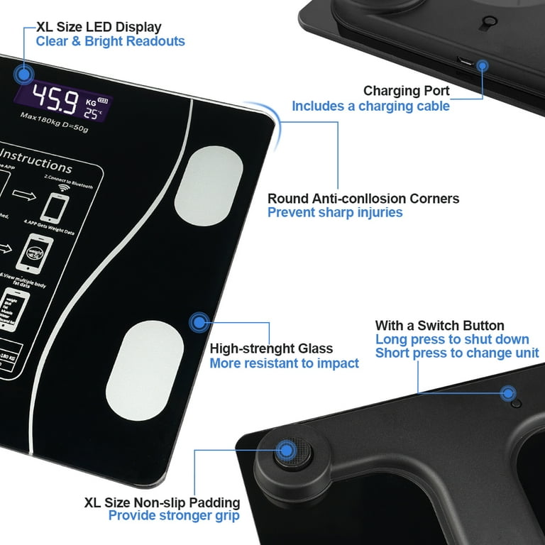 Smart Wireless Digital Body Weight & BMI Scale