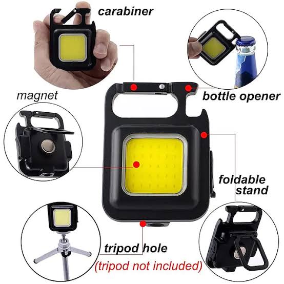 Rechargeable Keychain Flash Light