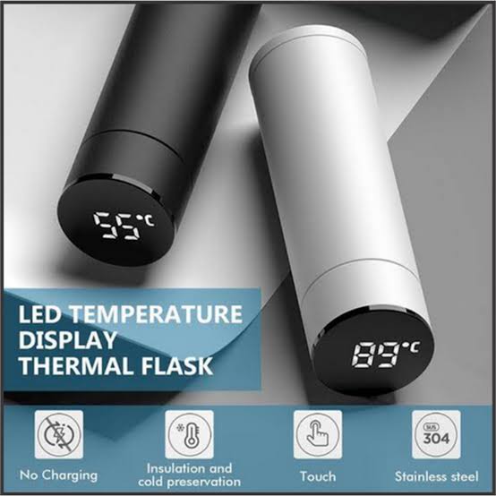 Digital Thermometer Flask - LED - 500ml