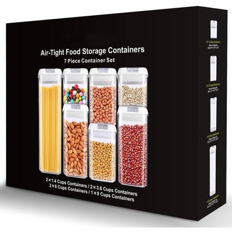 7 Piece Air Tight Storage Containers