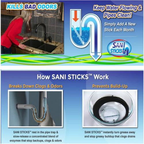 Sani Sticks - Drain Cleaner